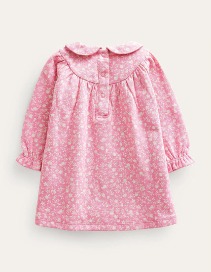 Double Sided Jersey Dress-Formica Pink Orchard