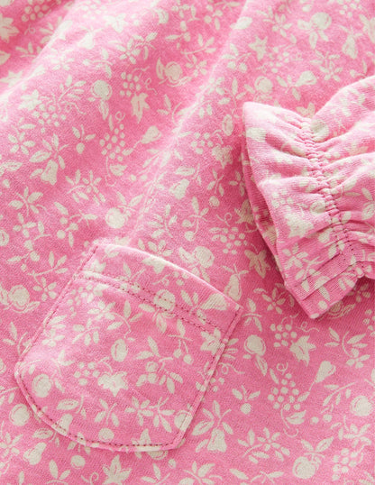 Double Sided Jersey Dress-Formica Pink Orchard