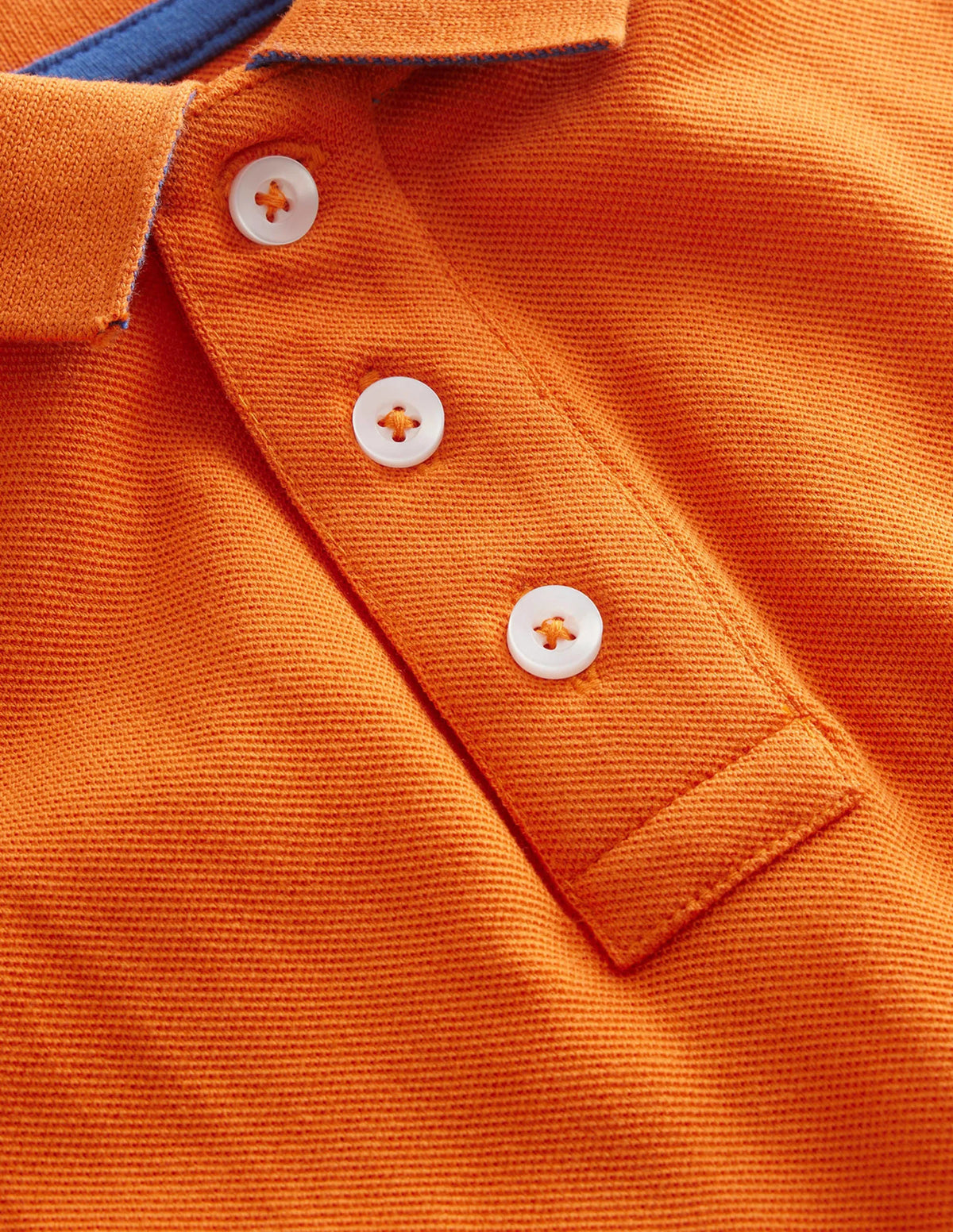 Piqué Polo Shirt-Fire Opal