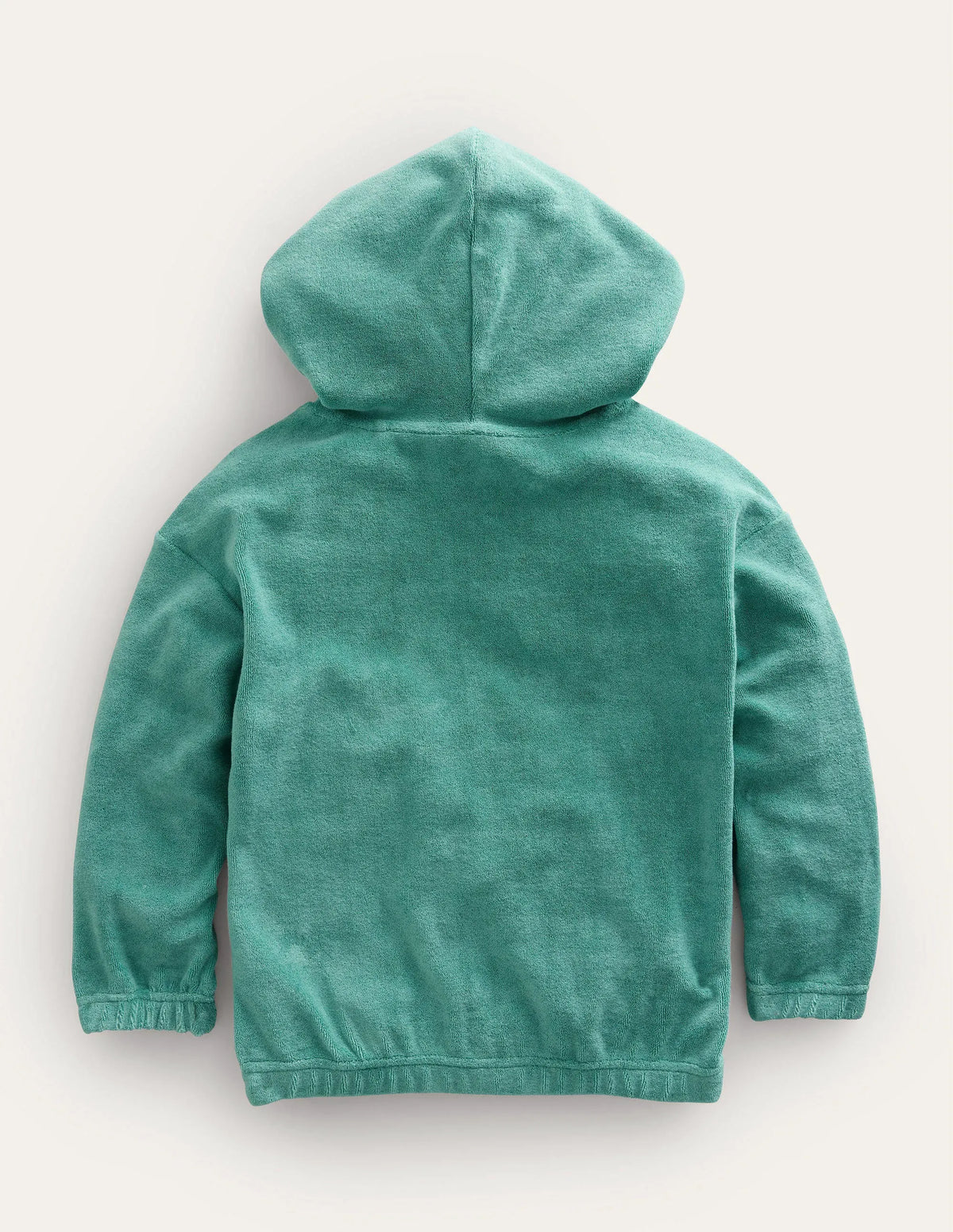 Towelling Hoodie-Cove Blue