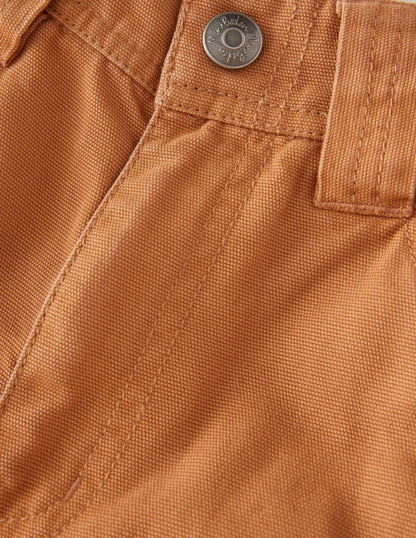 Canvas Carpenter Pants-Butterscotch Brown