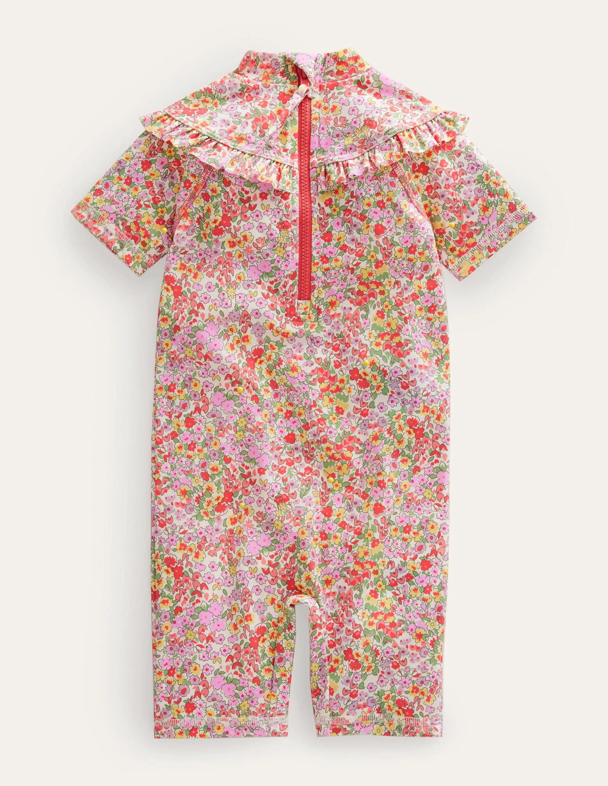 Frilly Surf Suit-Multi Spring Time Floral
