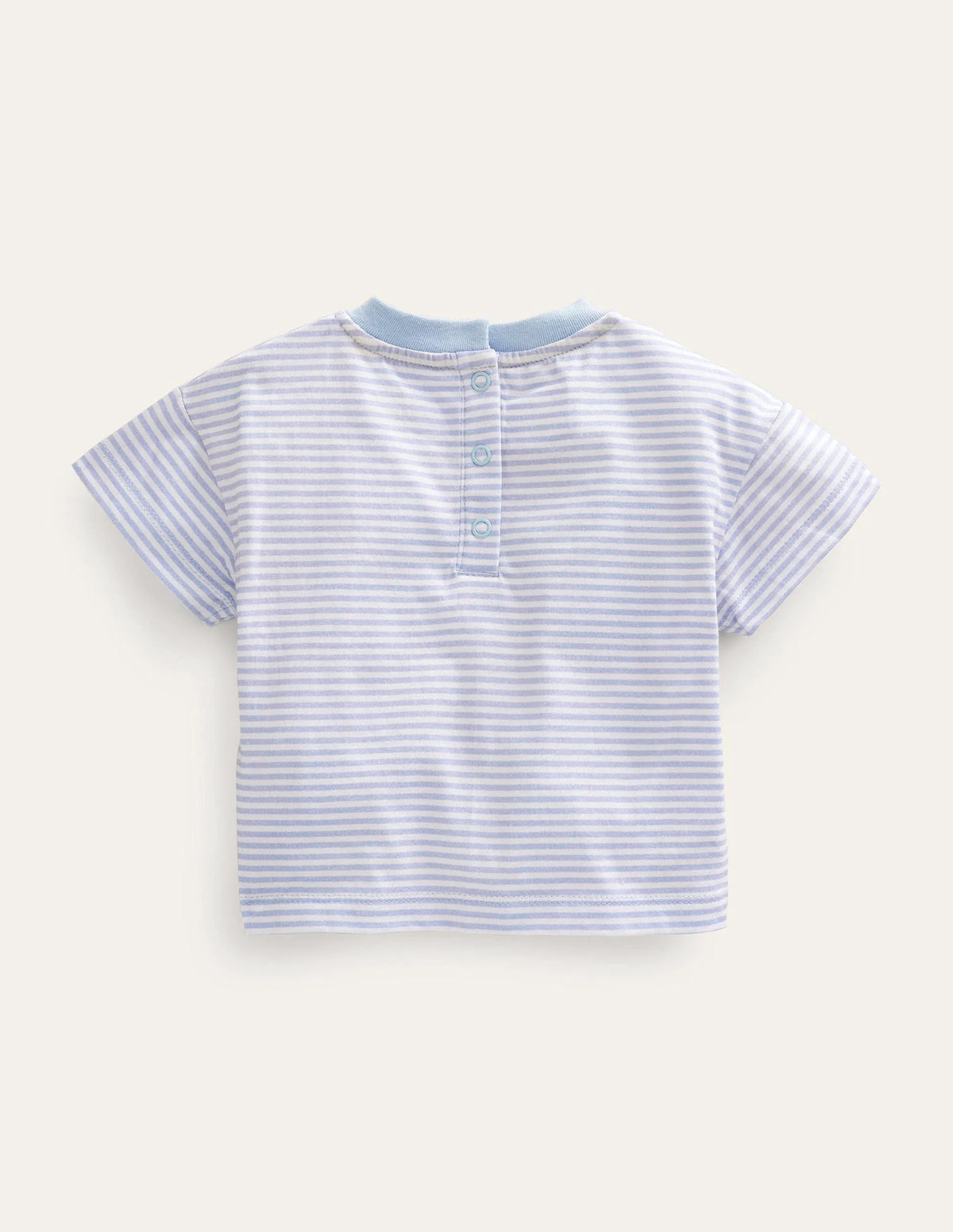 Relaxed T-shirt-Ivory/Blue World