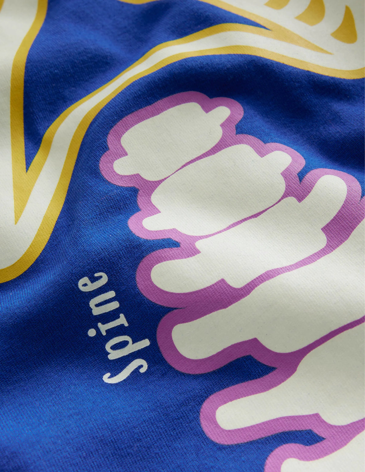 Single Glow-in-the-dark Pajama-Brilliant Blue Skeleton