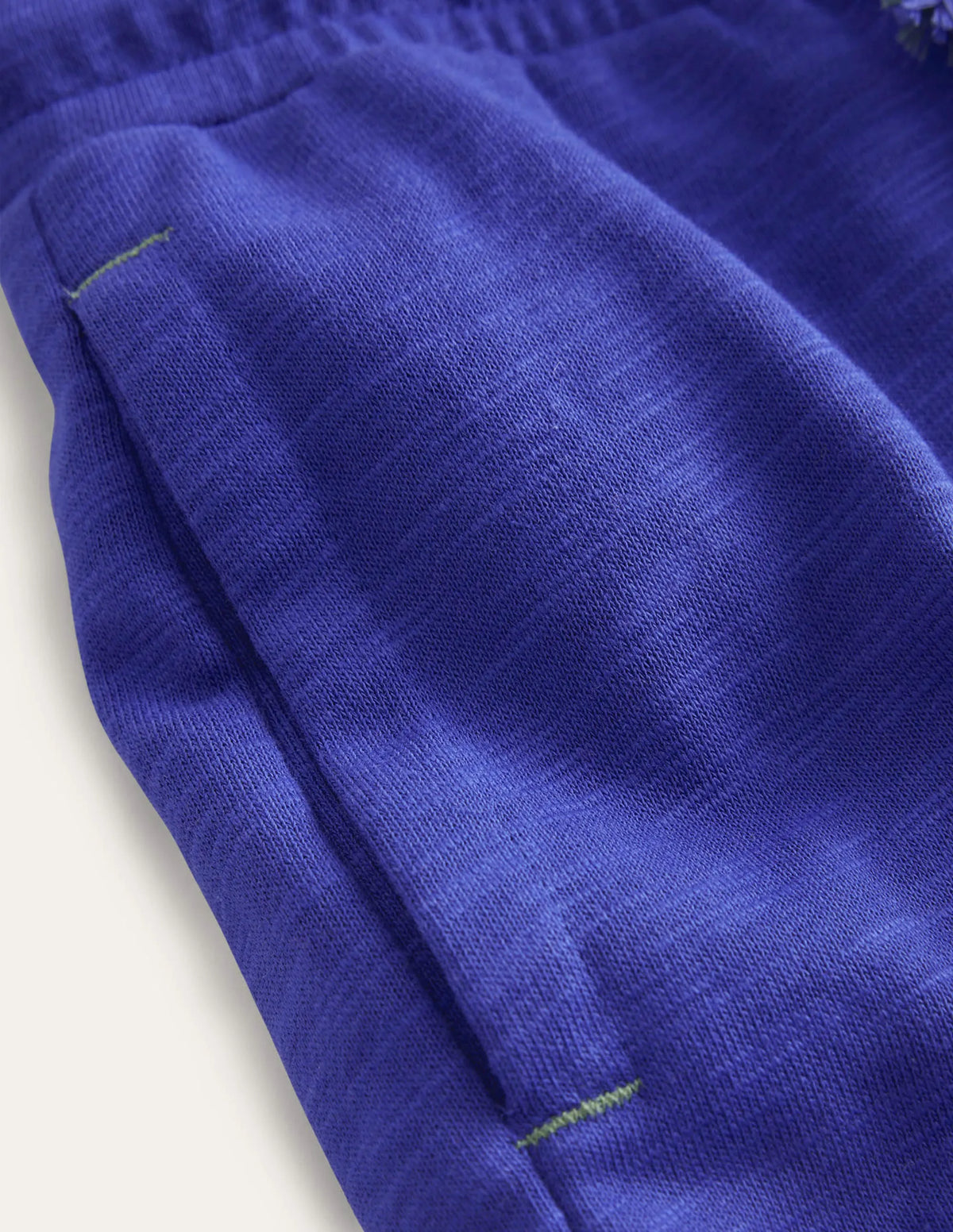 Slim Sporty Joggers-Brilliant Blue