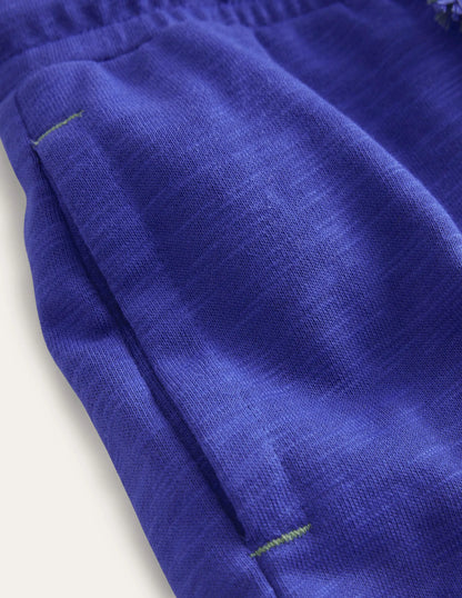 Slim Sporty Joggers-Brilliant Blue