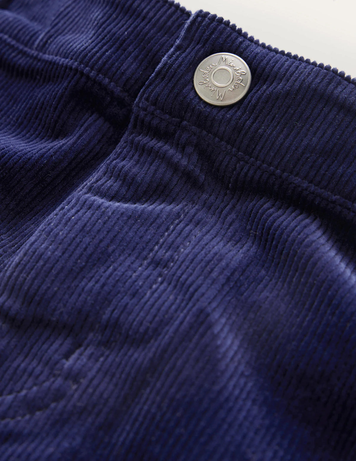 Straight Leg Cord Pants-College Navy
