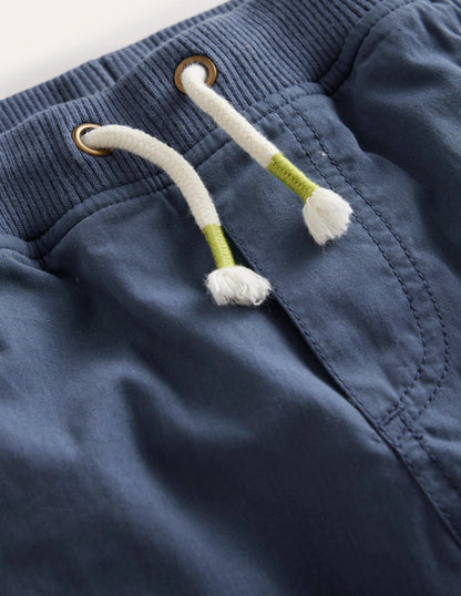 Cosy Lined Pants-Robot Blue