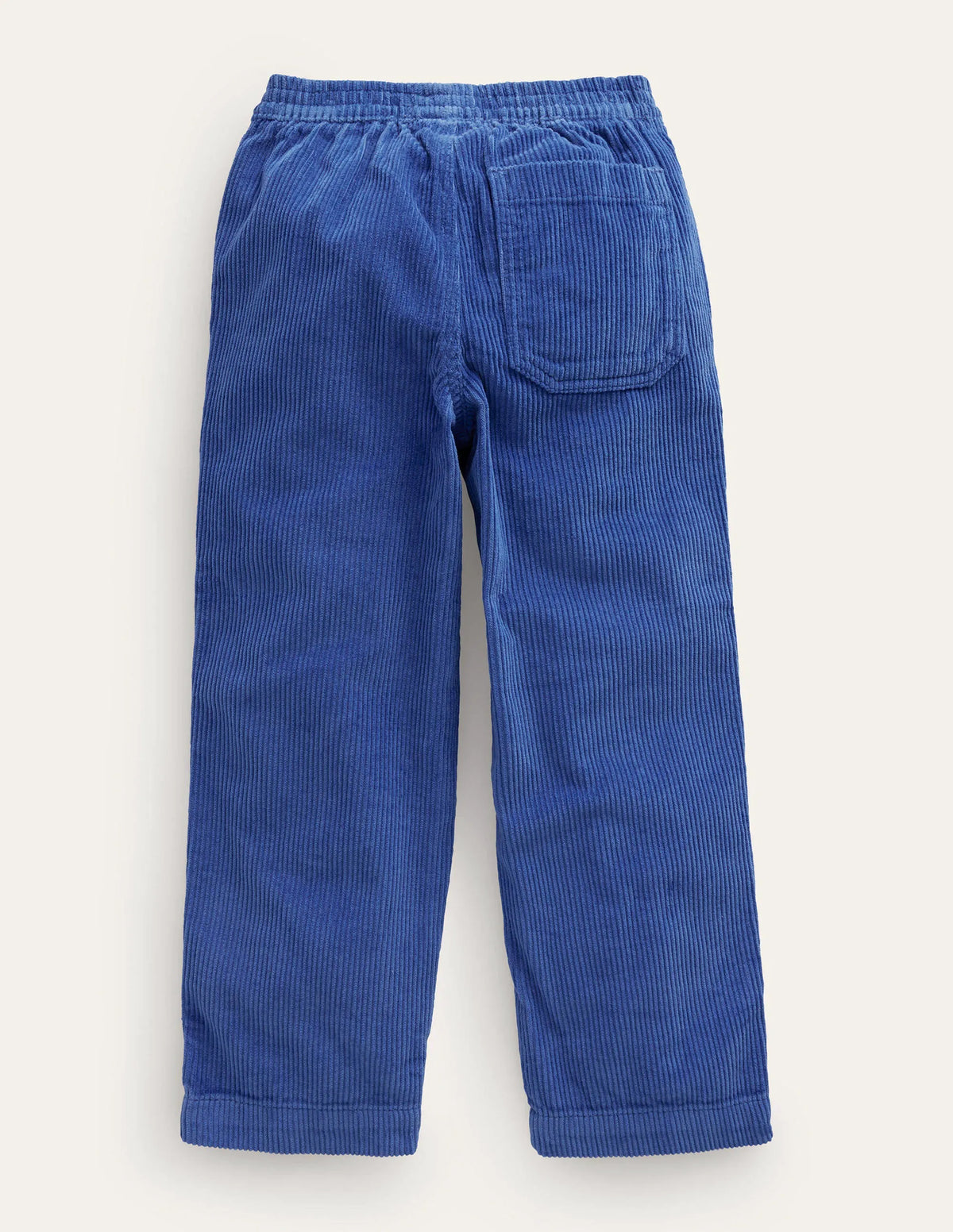 Chunky Pull-on Cord Pants-Delft Blue