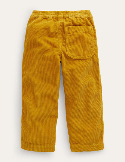 Chunky Pull-on Cord Pants-Brioche