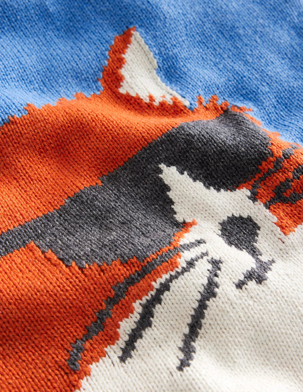 Dude Animal Sweater-Blue