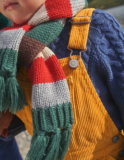 Cord Utility Overalls-Brioche Yellow