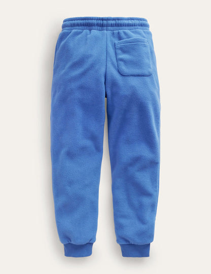 Fleece Sweatpants-Delft Blue