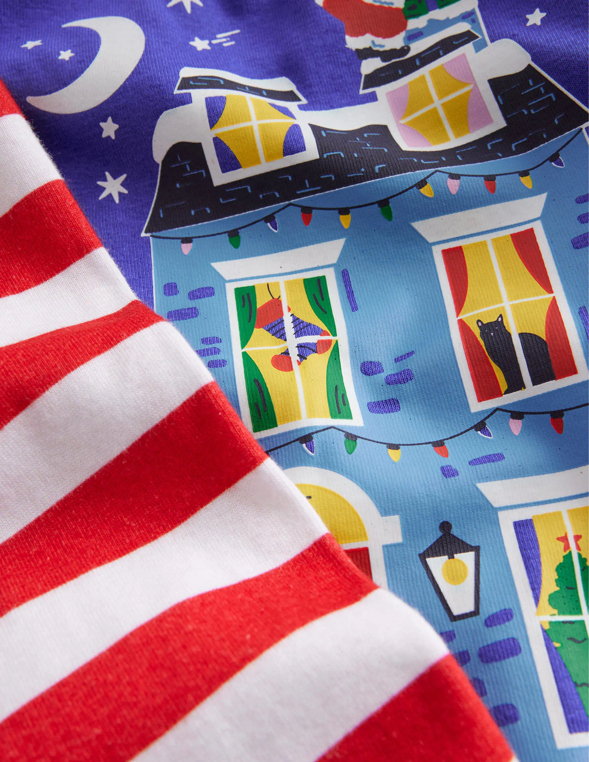Logo Glow-in-the-dark Pajamas-Blue House