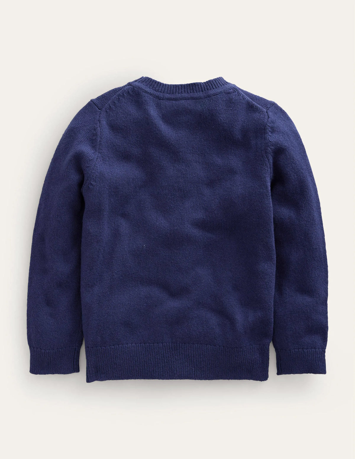 Fun Cosy Sweater-French Navy Wolf