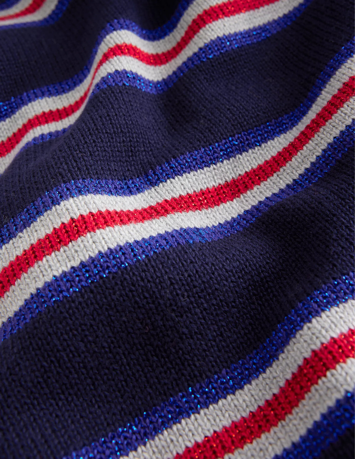 Sparkle Stripe Sweater-French Navy Stripe