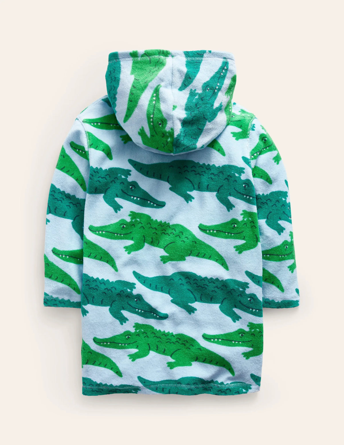 Towelling Throw-on-Bright Green Crocs