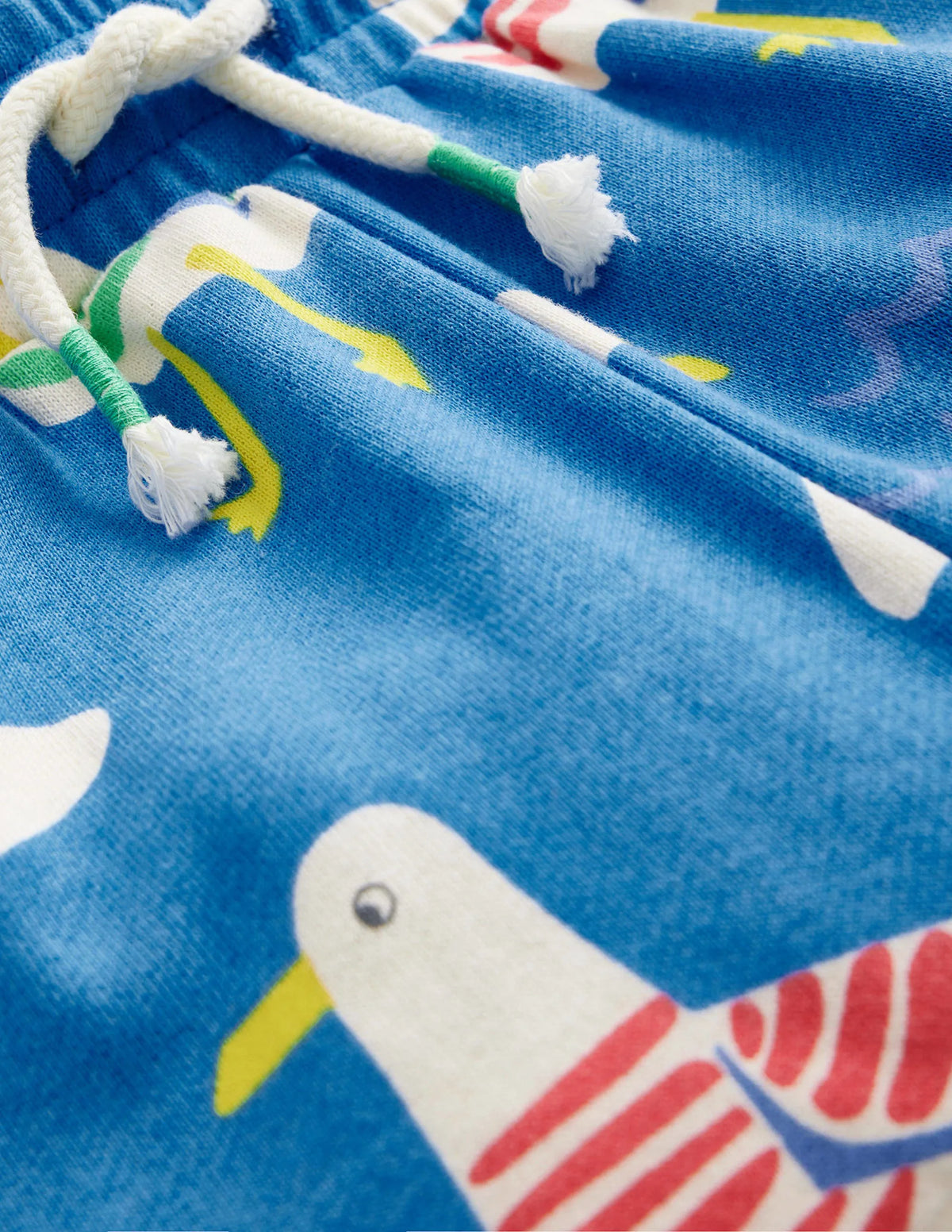 Printed Cosy Sweatpants-Directoire Blue Seagulls