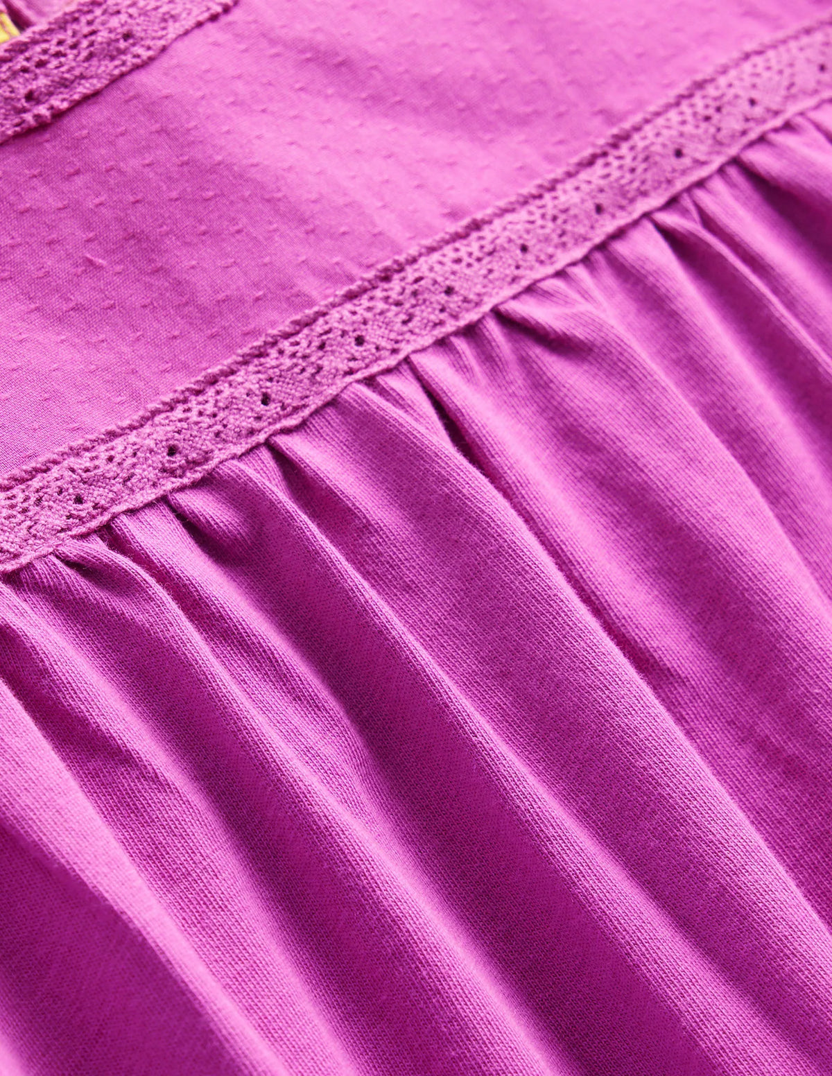 Flutter Sleeve Jersey Dress-Radiant Orchid Purple