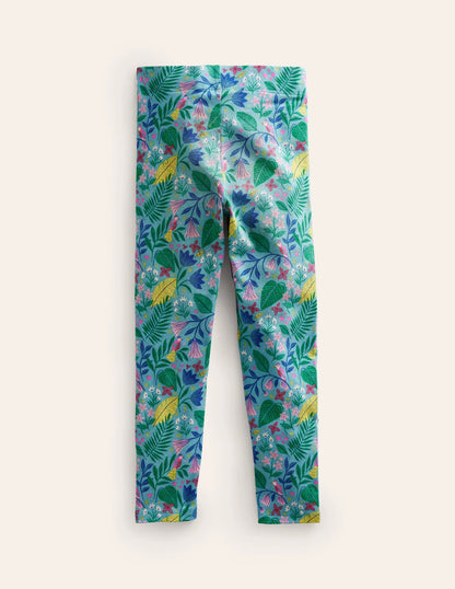 Fun Leggings-Multi Parrot