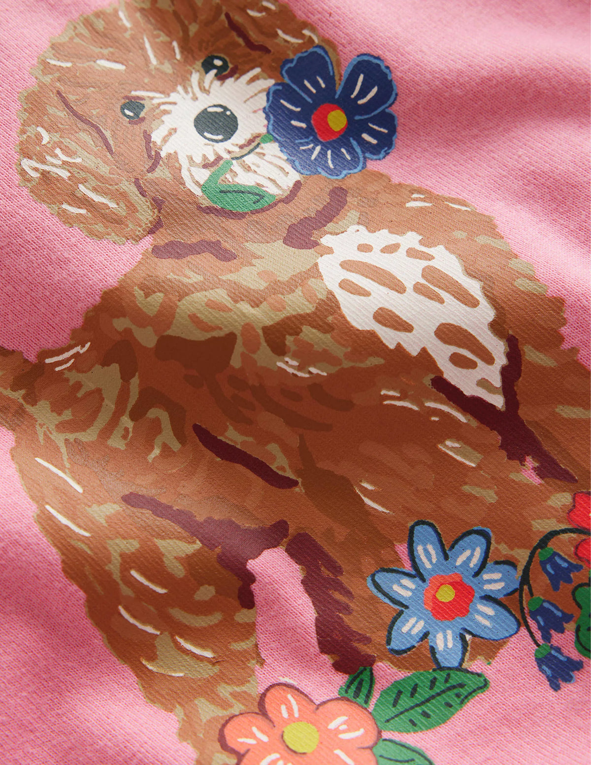 Snug Long John Pajamas-Multi Micro Pups