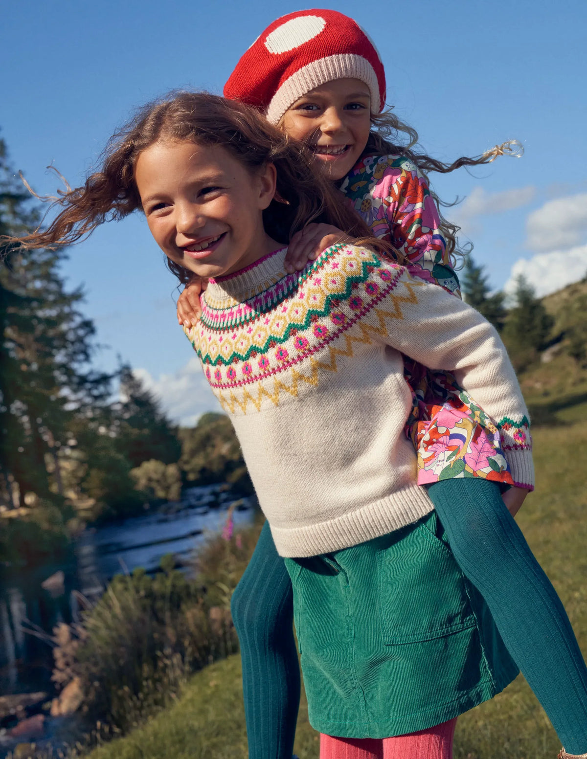 Fair Isle Sweater-Oatmeal Marl