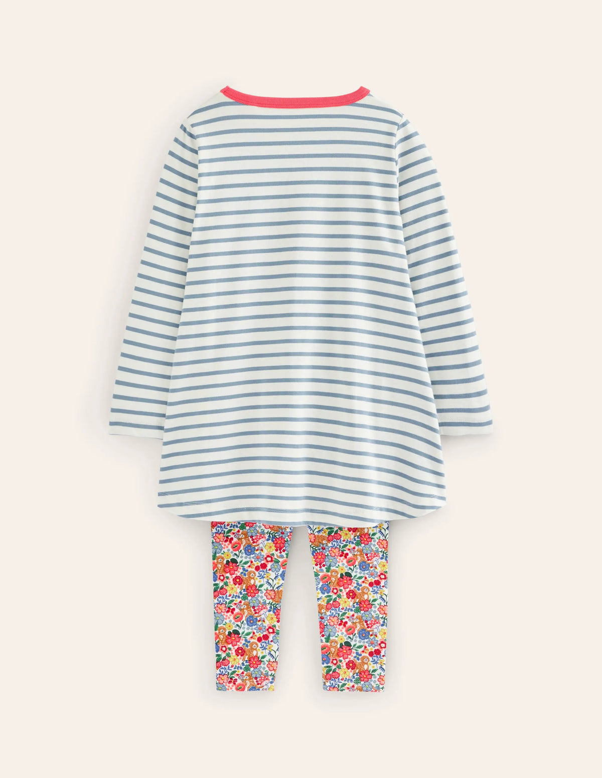 Tunic and Leggings Set-Dusk Blue/Ivory