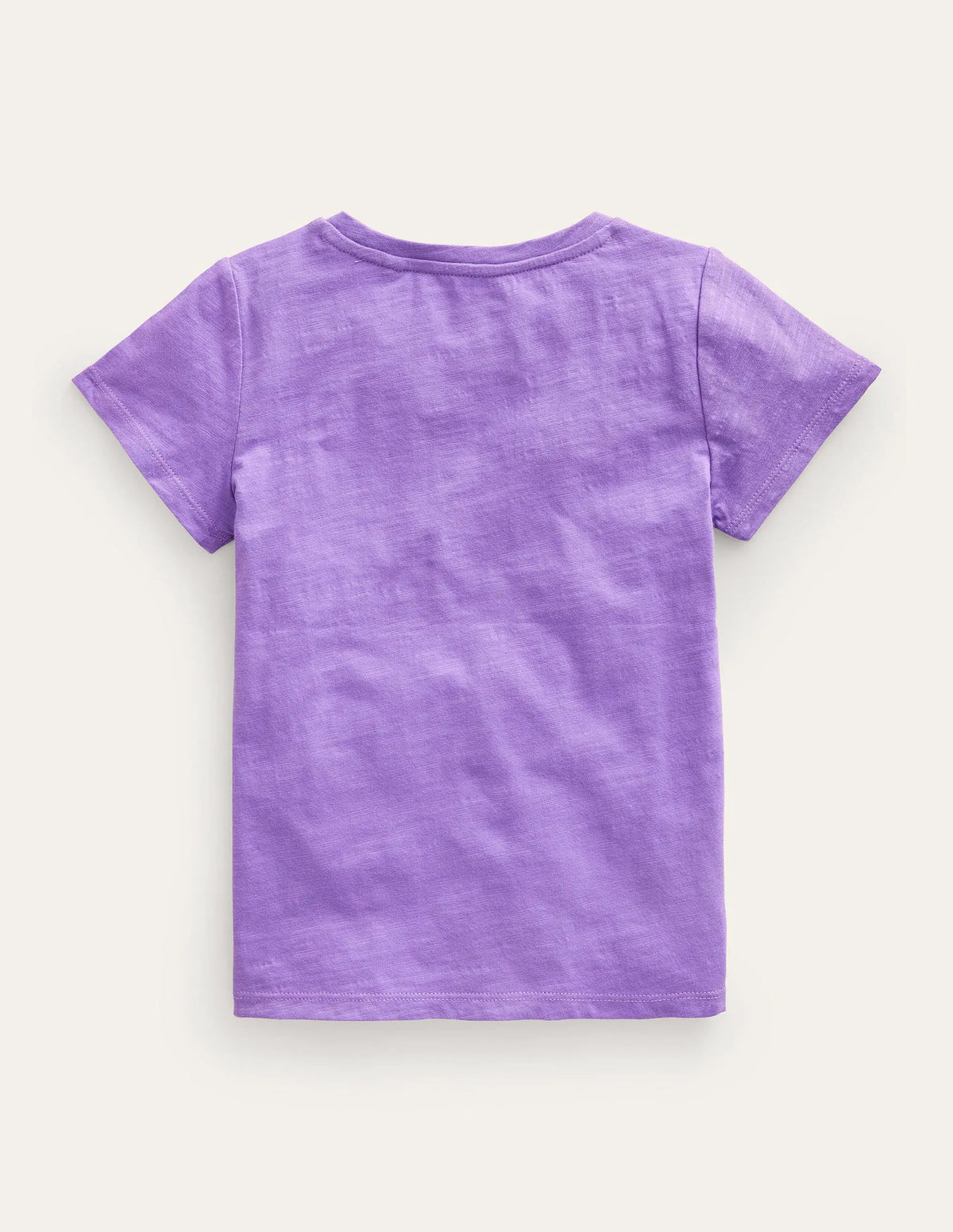 Heart Pocket T-shirt-Aster Purple