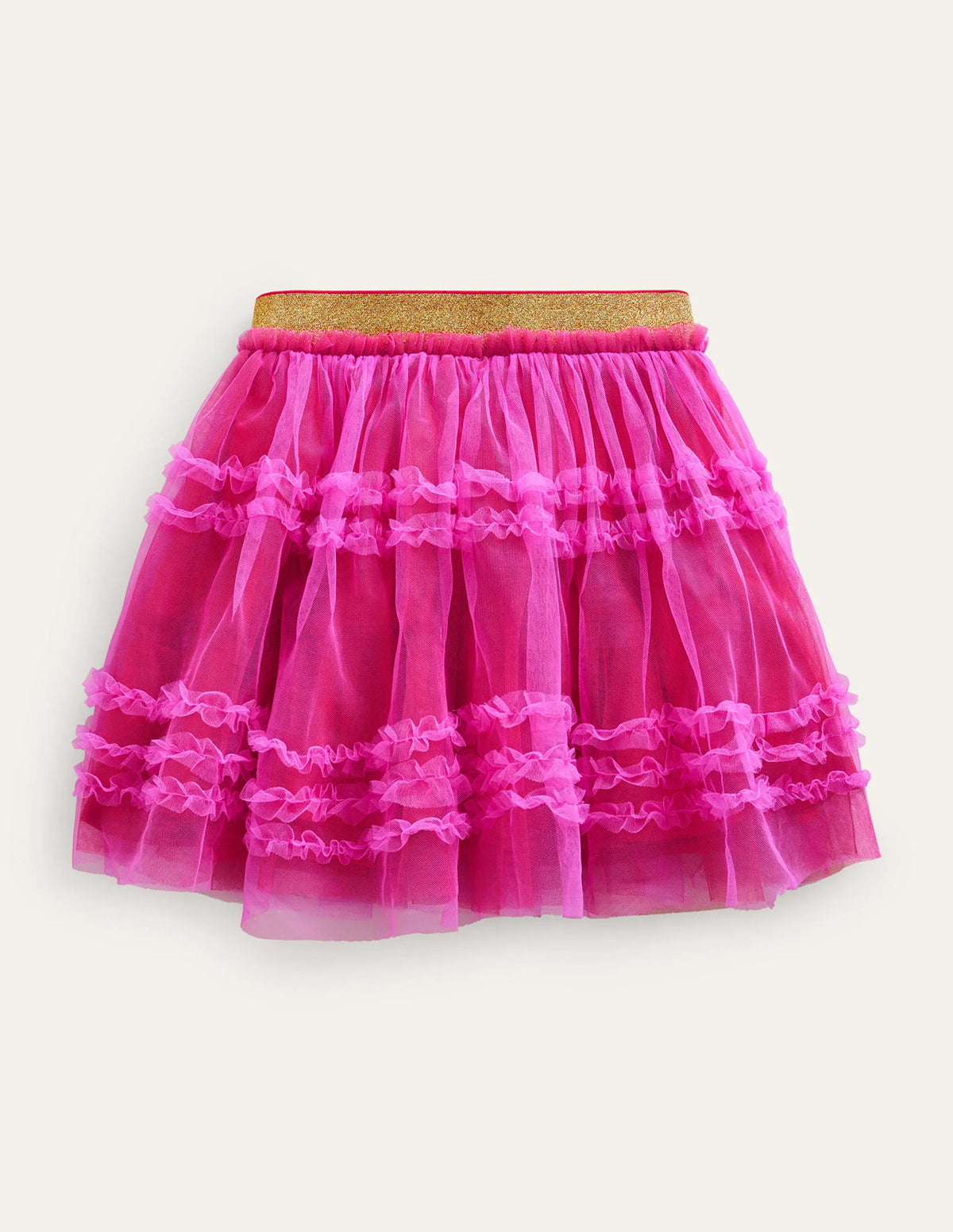Tulle Party Skirt-Shocking Pink