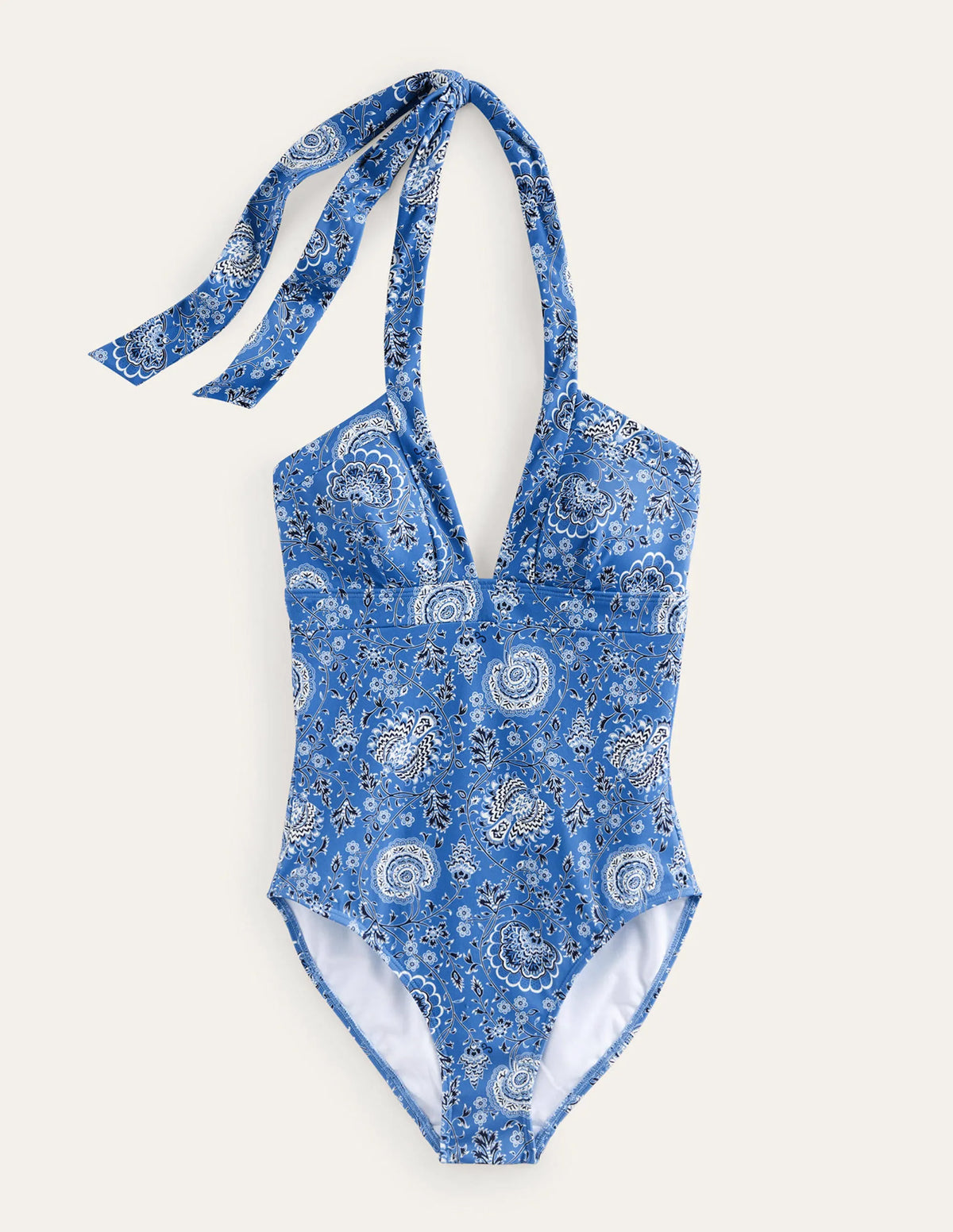 Ithaca Halter Swimsuit-Azure, Gardenia Grove