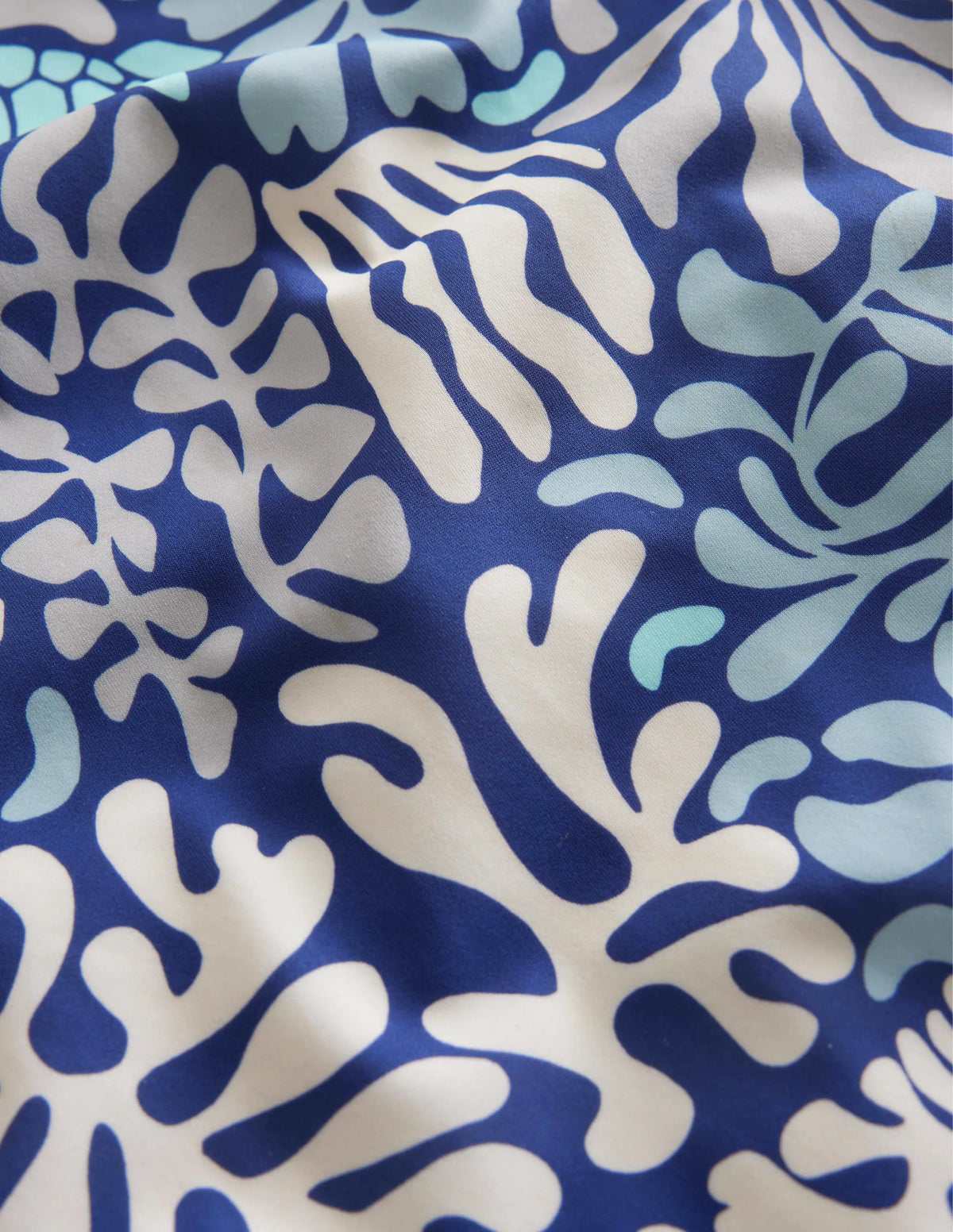 Cross-back Printed Swimsuit-Starboard Coral Reef