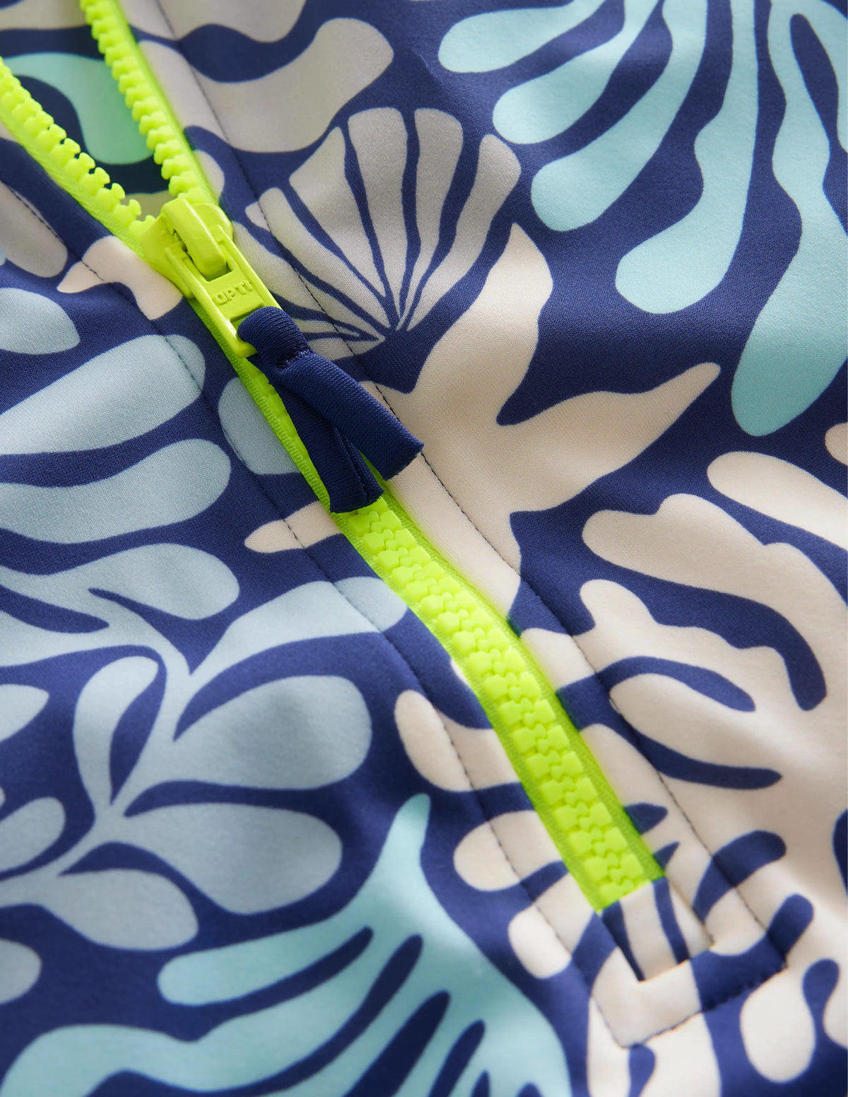 Short-sleeved Swimsuit-Starboard Coral Reef