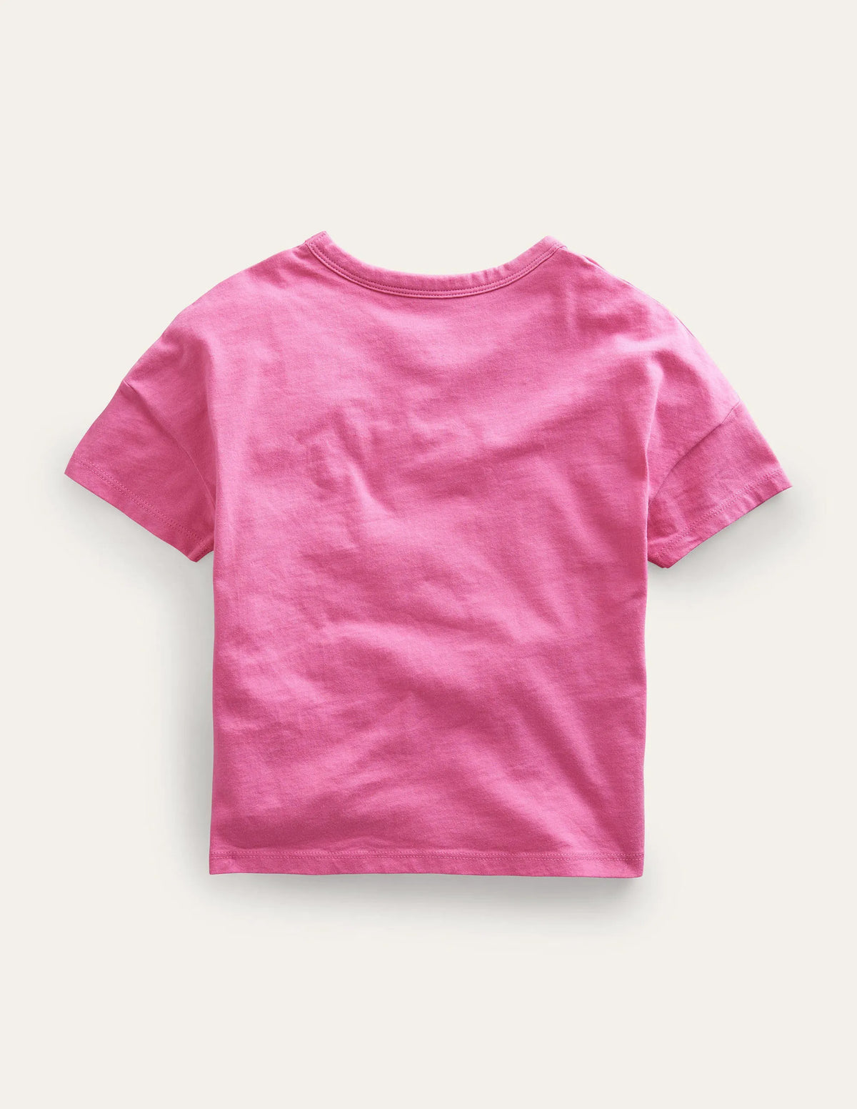 Flutter Slogan T-shirt-Bright Petal Pink