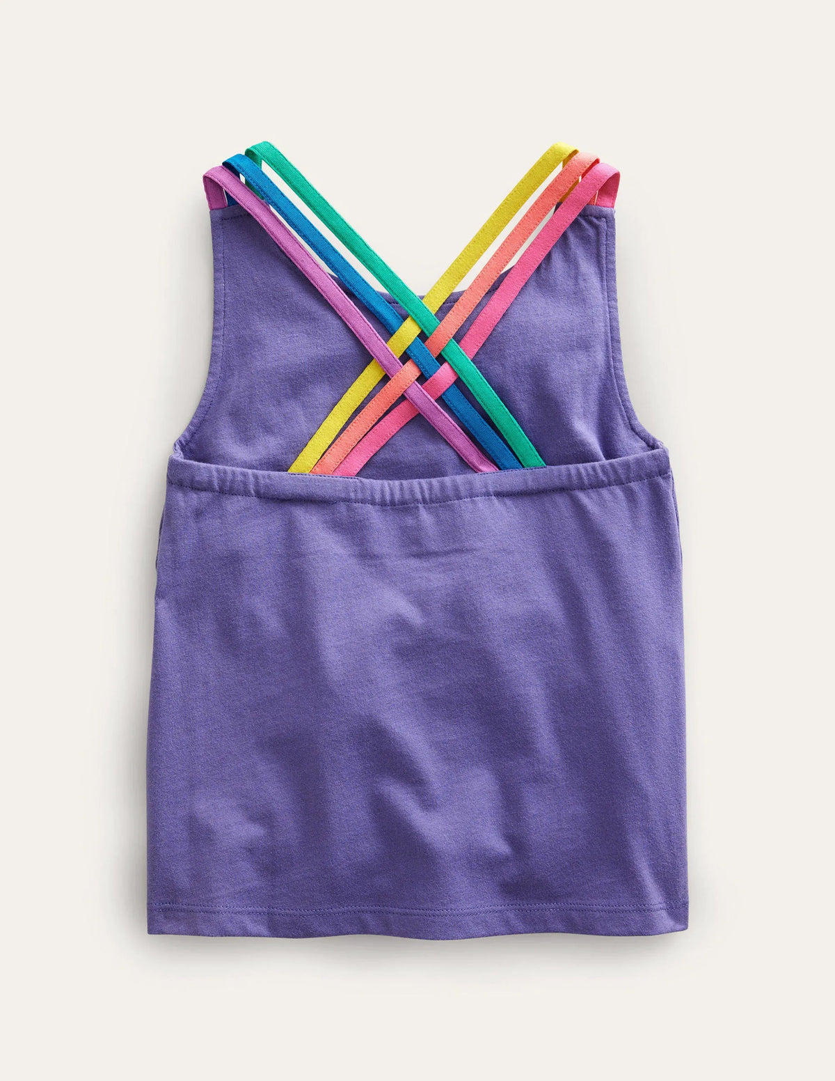 Rainbow Cross-Back Tank-Soft Starboard Blue
