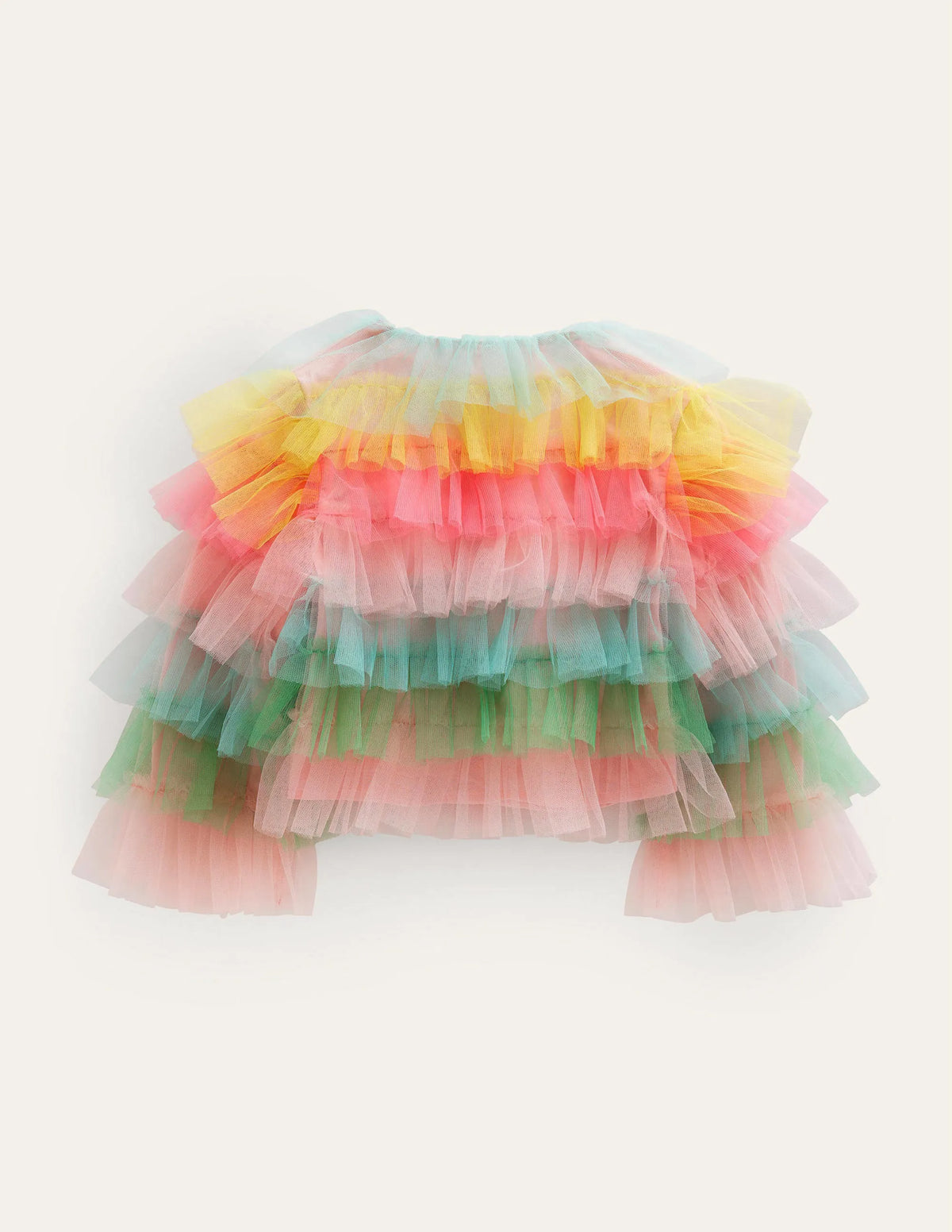 Tulle Jacket-Multi Rainbow