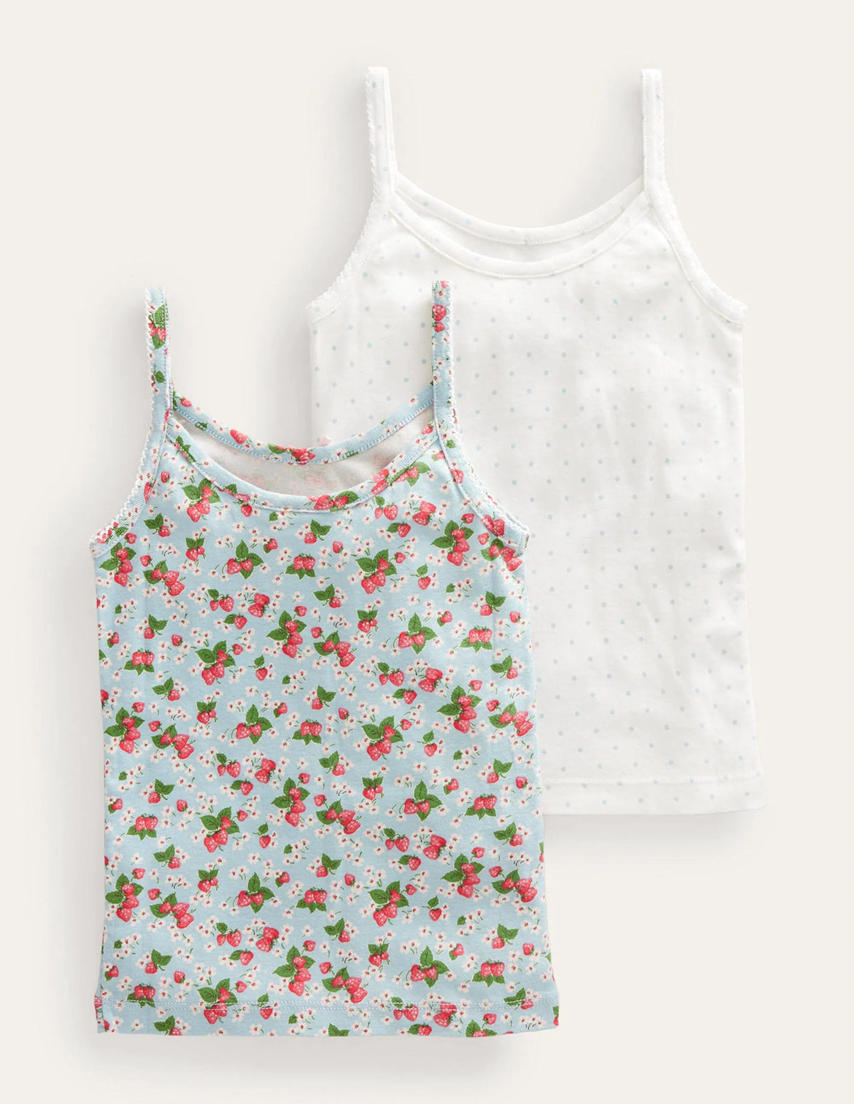 Tank Top 2 Pack-Strawberry Floral