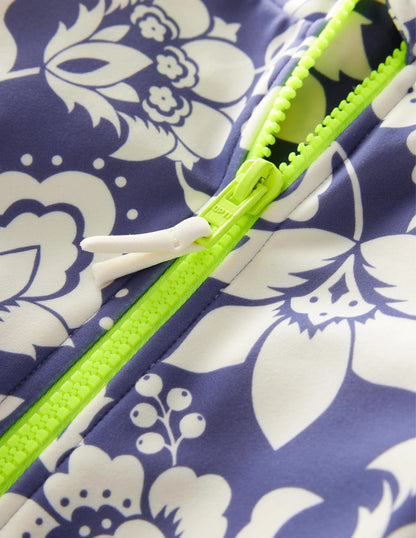 Long-sleeved Swimsuit-Soft Starboard Floral