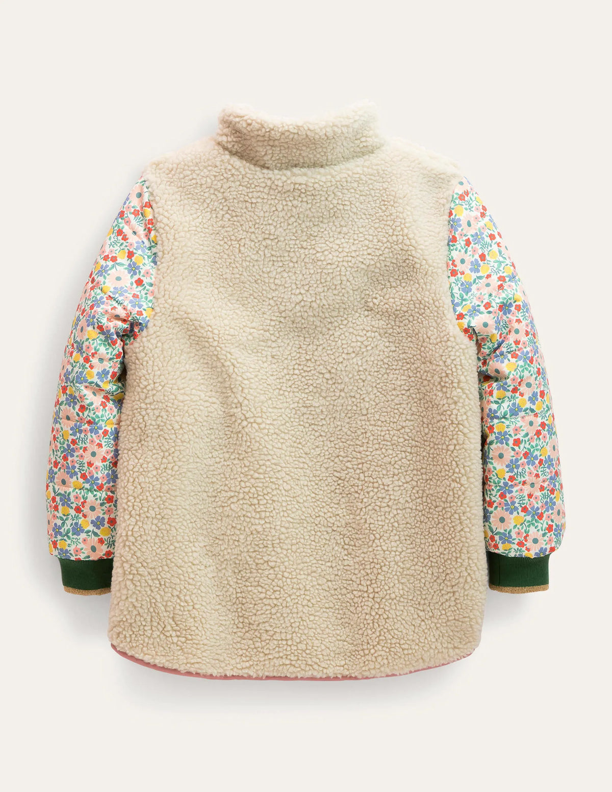 Borg Mix Coat-Vanilla Pod Floral