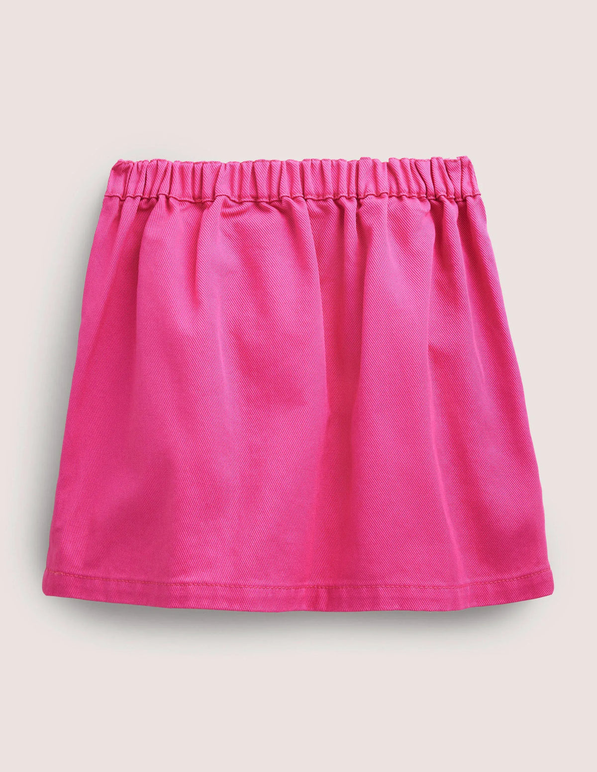 Denim Button Through Skirt-Tickled Pink