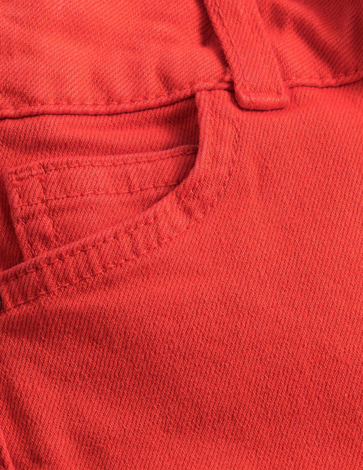 Kick Flare Jean-Mandarin Red