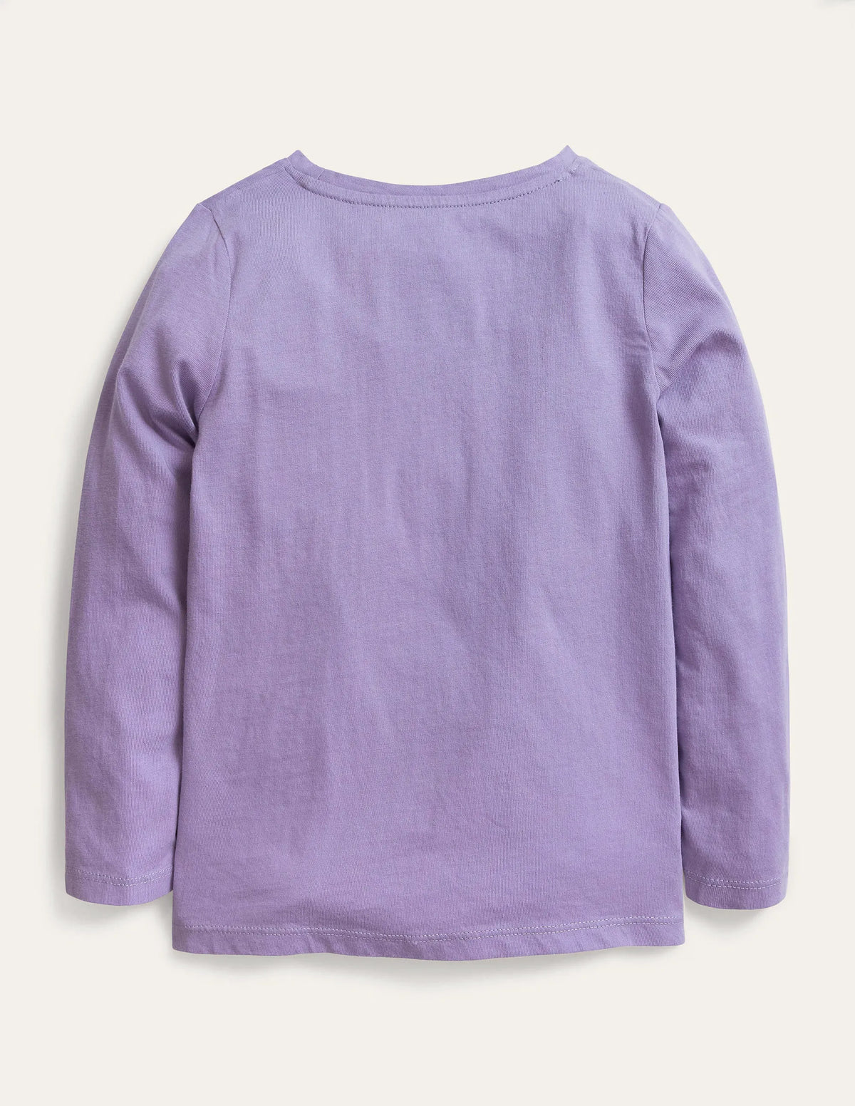 Long-sleeved Appliqué Top-Lavender Purple Paleontologist