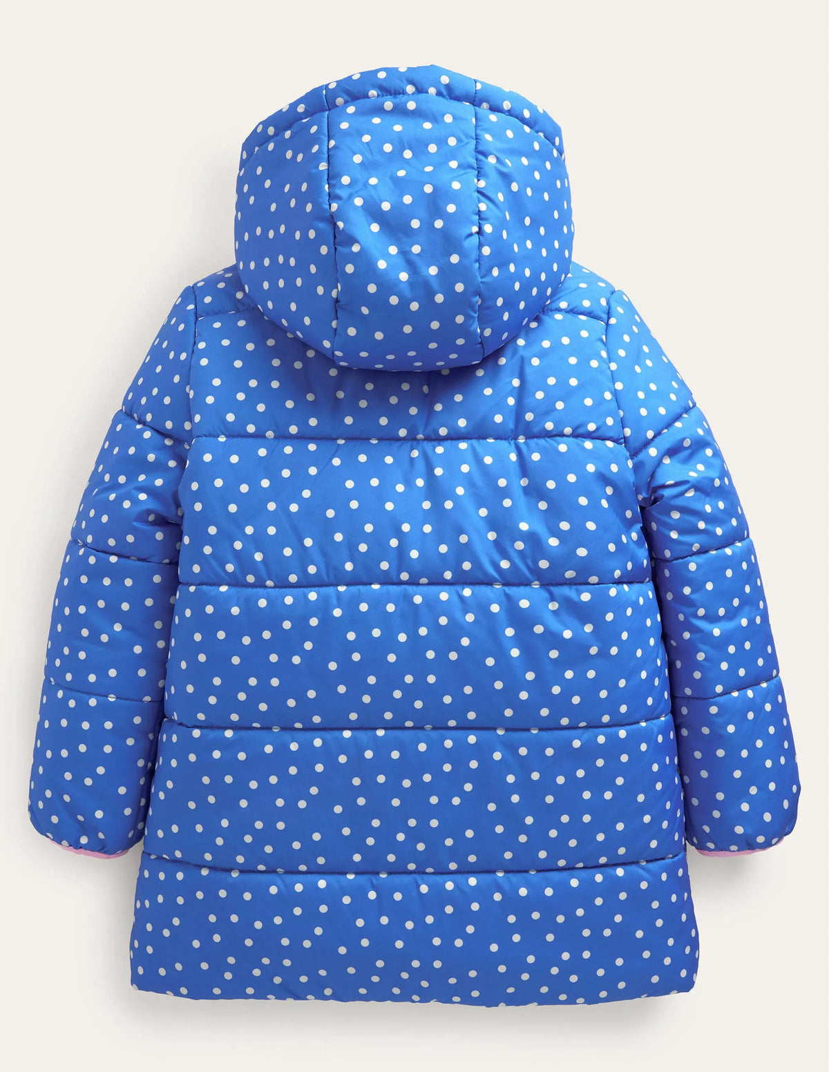 Lofty Puffa Coat-Cabana Blue Spot