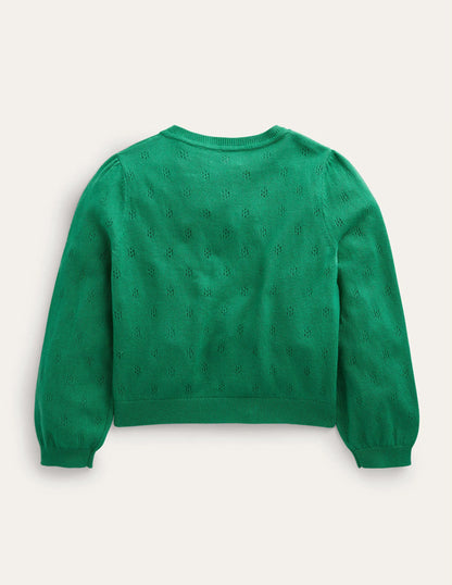 Cotton Cashmere Cardigan-Shady Glade