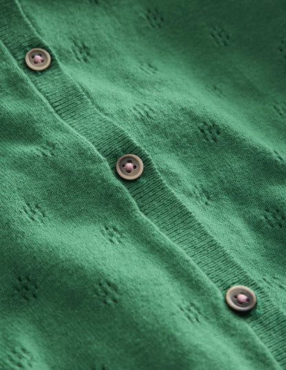 Cotton Cashmere Cardigan-Shady Glade