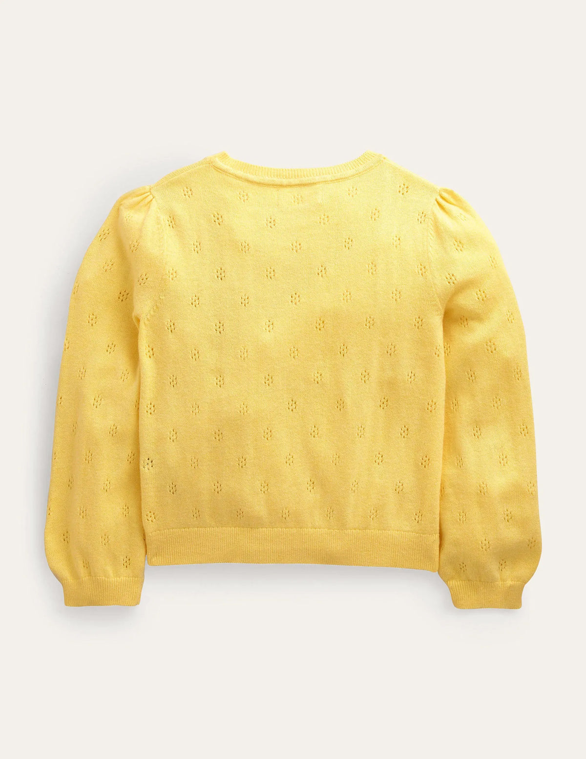 Cotton Cashmere Cardigan-Soft Lemon