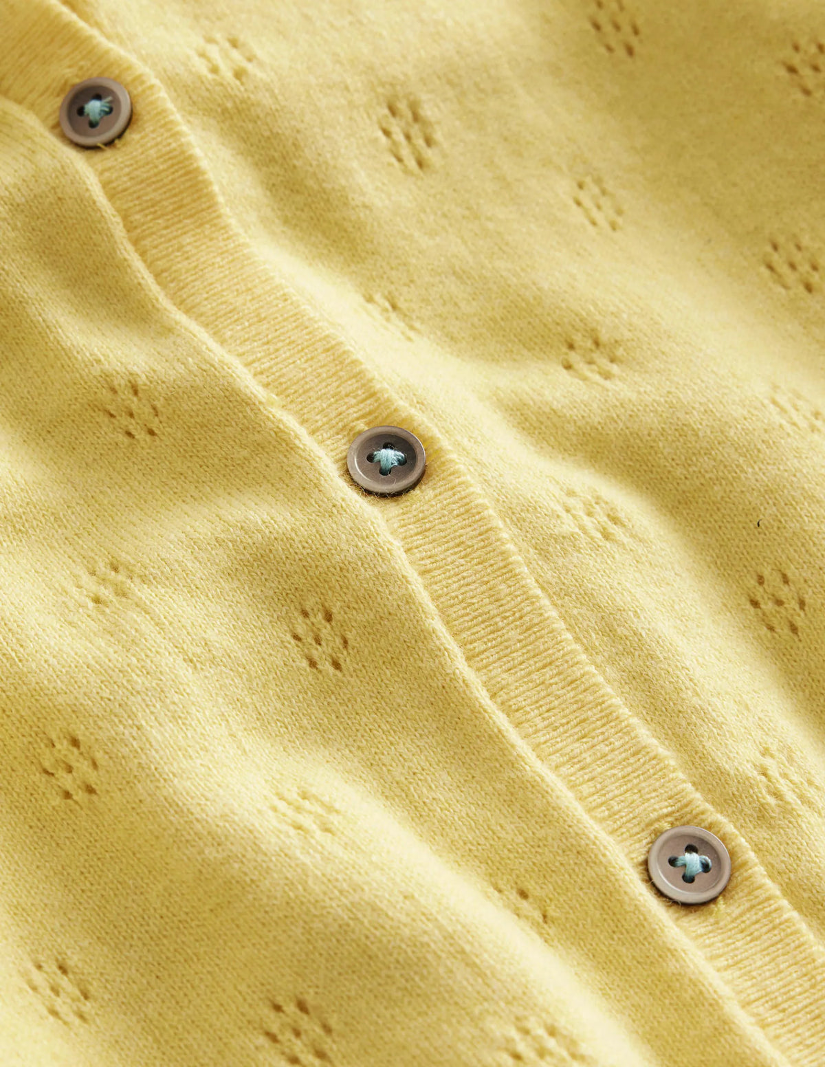Cotton Cashmere Cardigan-Soft Lemon