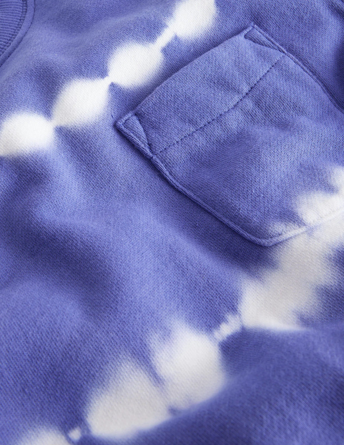 Tie Dye Sweatshirt-Blue/Ivory