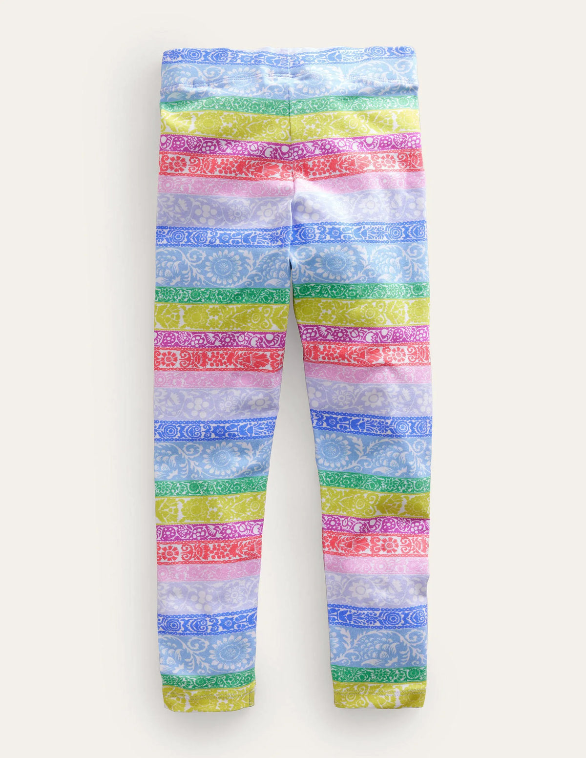 Fun Leggings-Multi Wallpaper Stripe