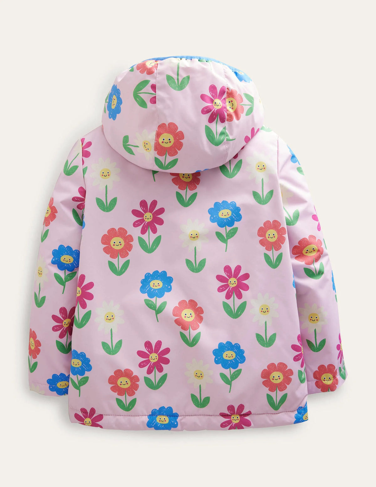 Jersey Lined Anorak-Winsome Orchid Flowers