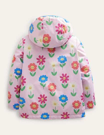 Jersey Lined Anorak-Winsome Orchid Flowers
